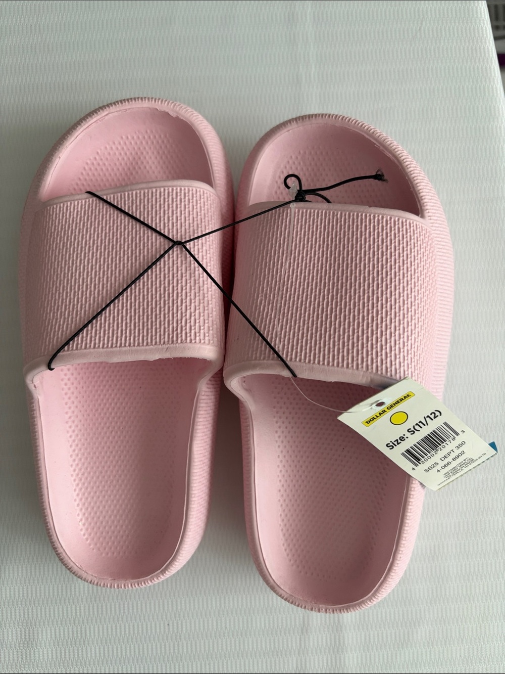 Child Slides Pink Slide Sandals - Cushioned Spa Slides (Child S 11/12)